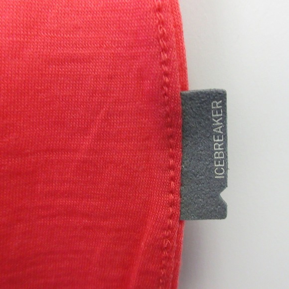 Icebreaker Merino Wool Tech Lite Short Sleeve Tee Shirt Women S Orange Hike 110 - Picture 6 of 10
